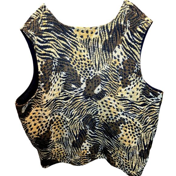 Maggy Barns 4X Brown Heavy Women's Quality Vest Plus Size 4XL 30W 32W - Picture 6 of 7